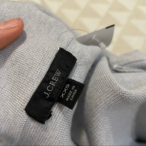 J crew cinched waist sweater blazer gray NEW WITHOUT TAGS - Picture 5 of 6